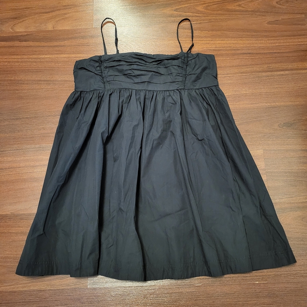 NWT Aritzia Sunday Best Mauve Poplin Dress in Black Size Large